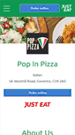 Mobile Screenshot of popinpizza.co.uk